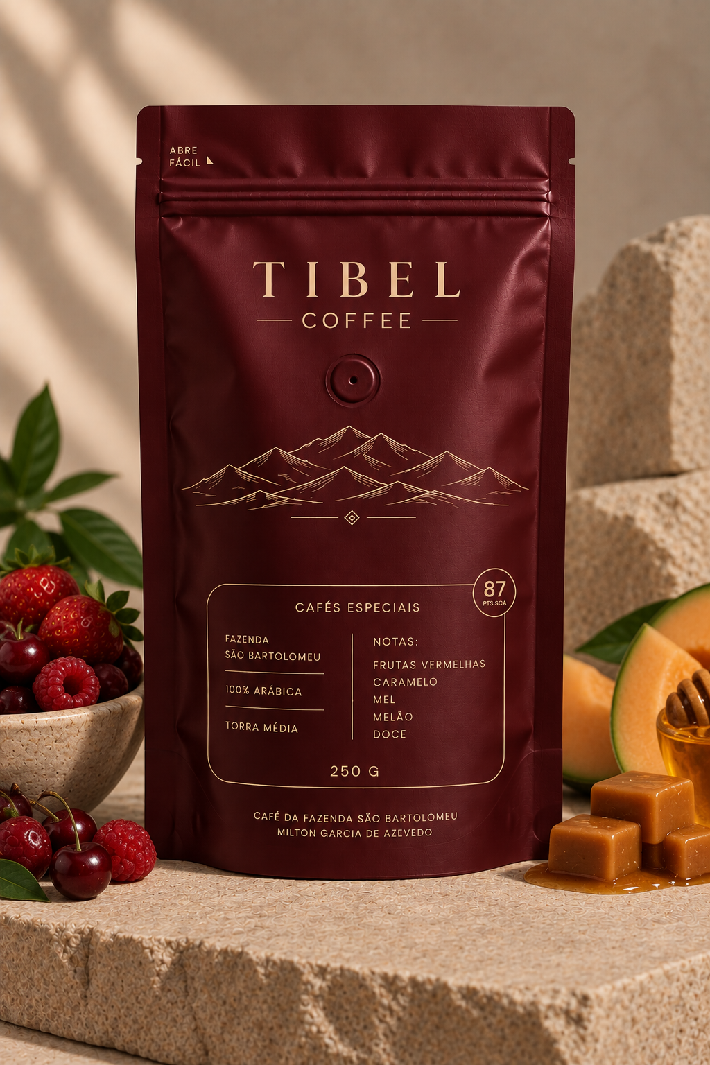 Café especial - Frutas Vermelhas